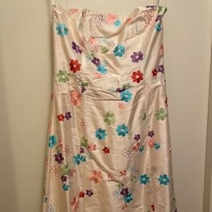 Helen Wang strapless silk dress